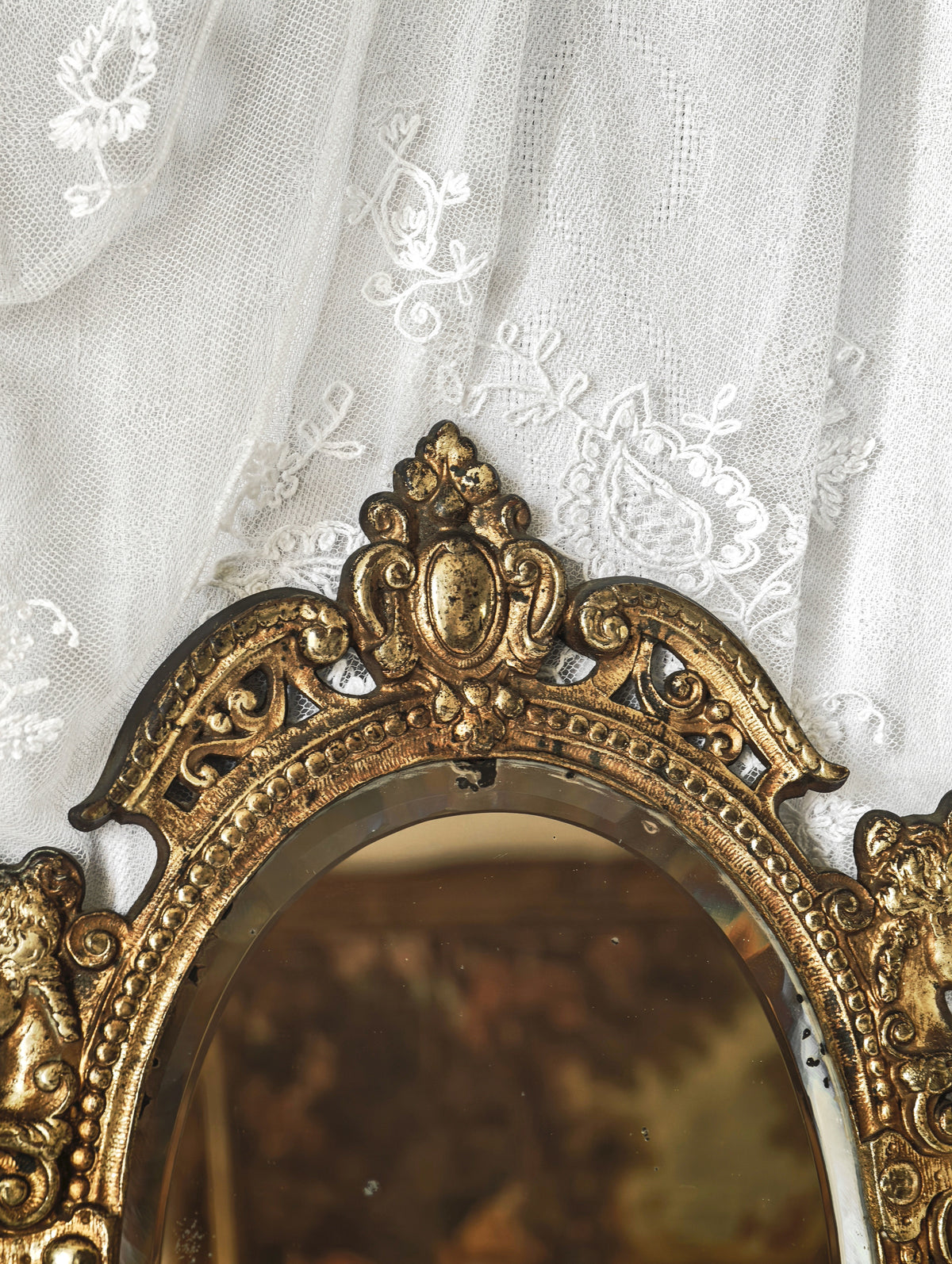 MIROIR EN BRONZE