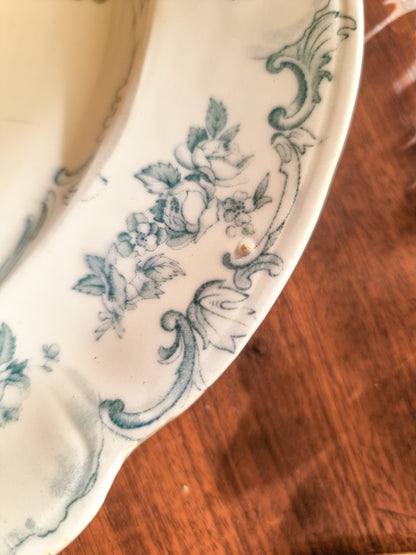 Plat rond en semi-porcelaine