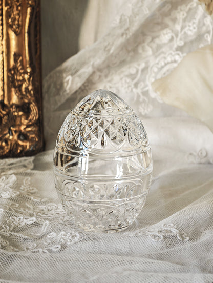 BOÎTE OEUF EN CRISTAL