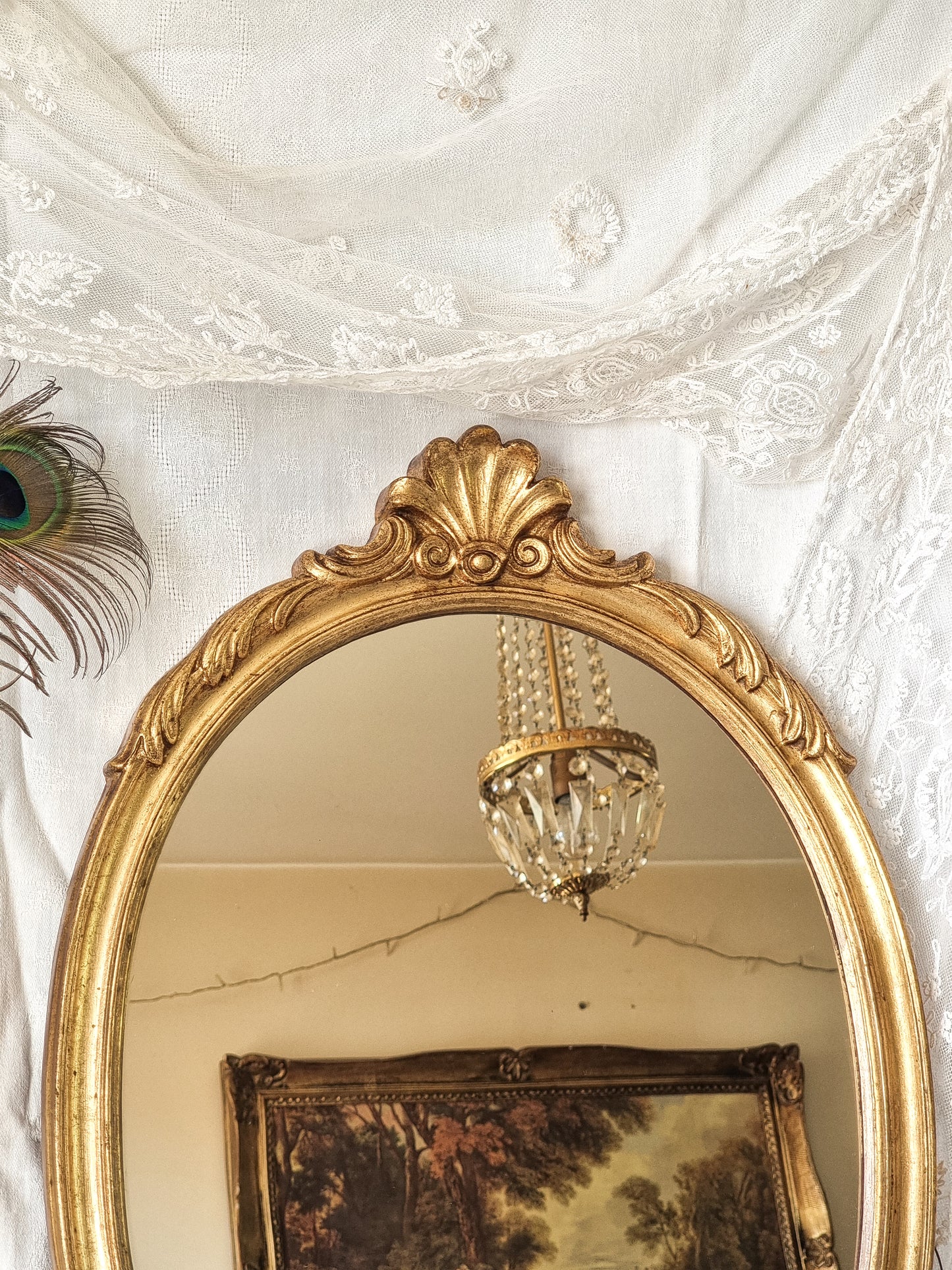 MADAME ÉLÉONORE - MIROIR DORÉ