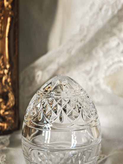 BOÎTE OEUF EN CRISTAL