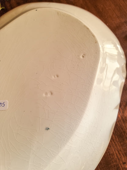 Plat rectangulaire en semi-porcelaine