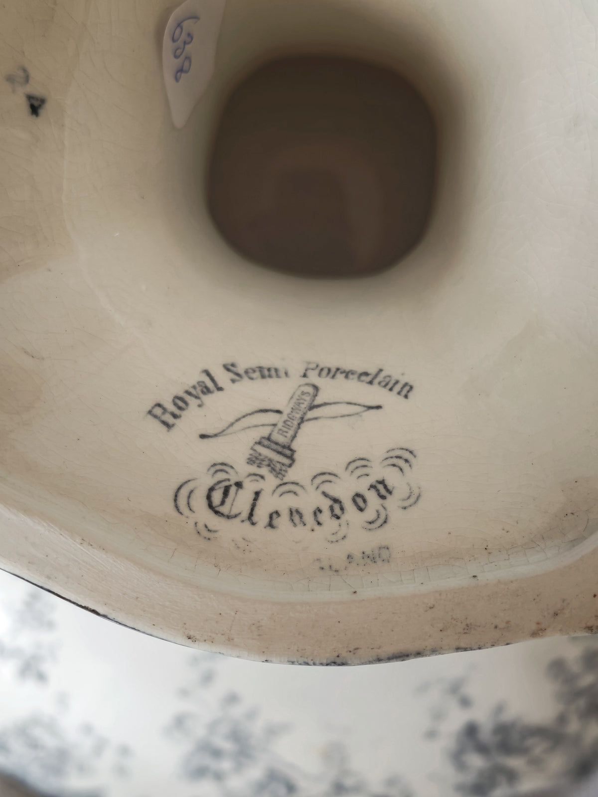 COMPOTIER EN SEMI-PORCELAINE