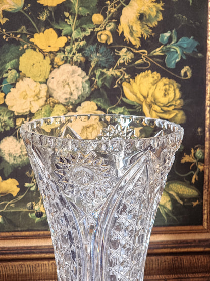 VASE EN CRISTAL TAILLÉ