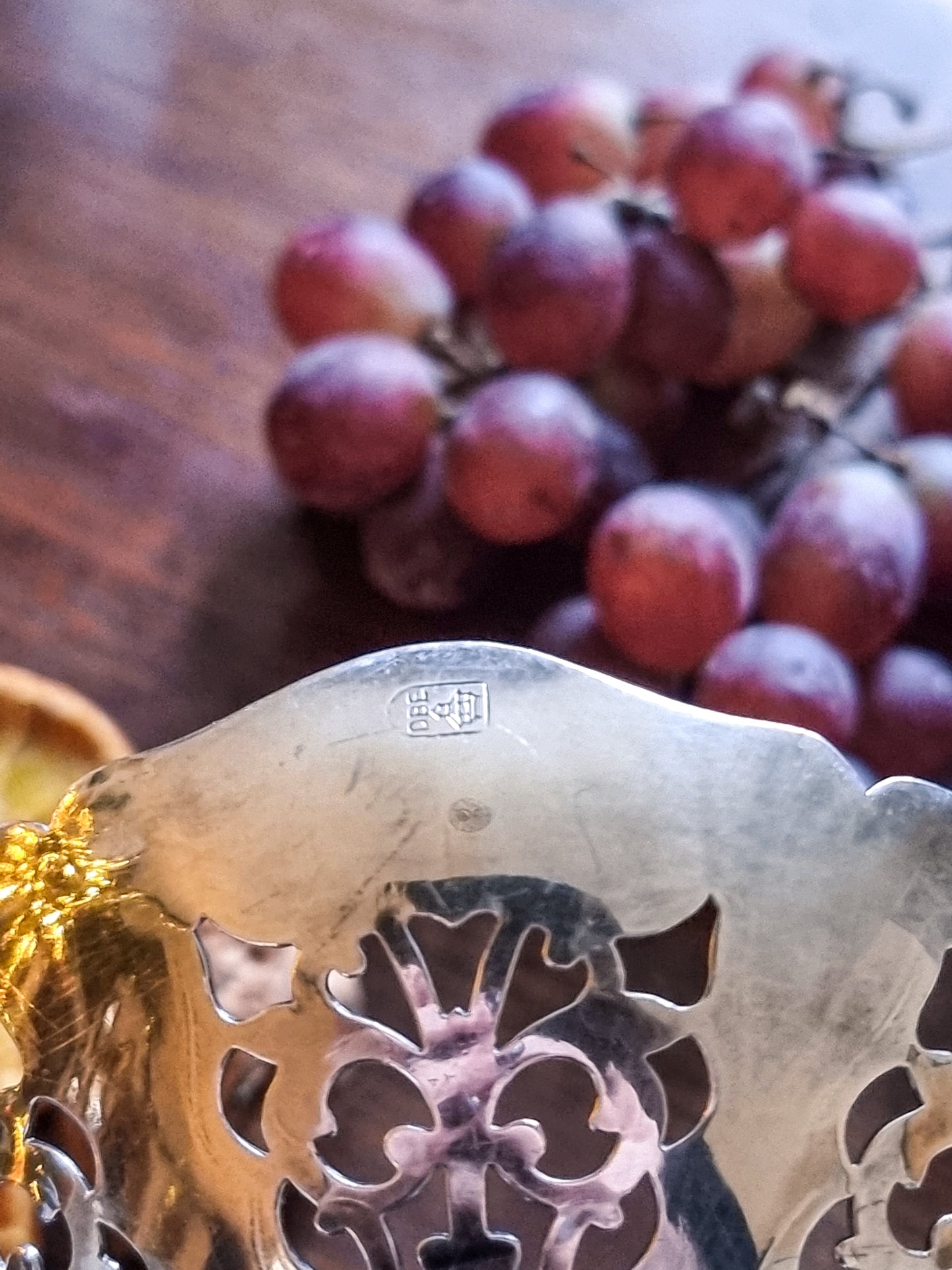 PANIÈRE PLAQUÉE ARGENT