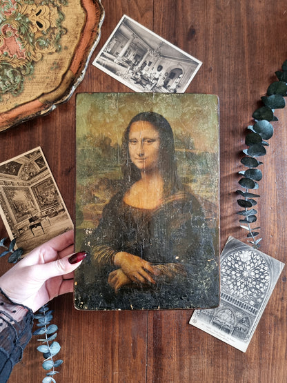 LA JOCONDE, REPRODUCTION SUR BOIS
