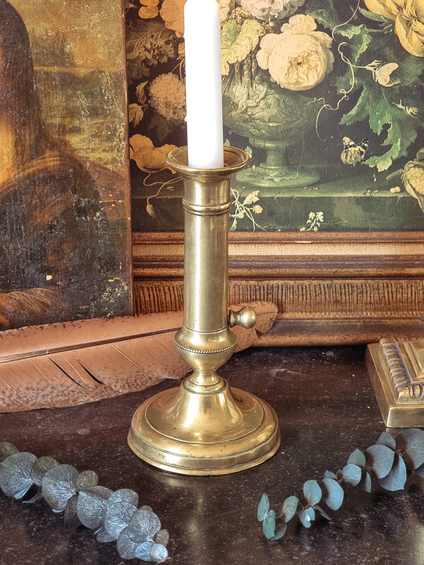 BOUGEOIR À POUSSEOIR