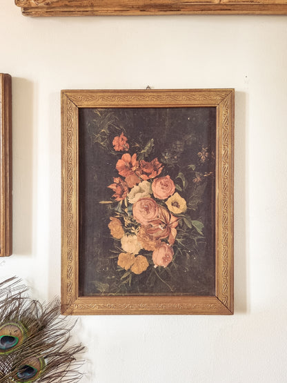 CHROMOLITHOGRAPHIE FLORALE