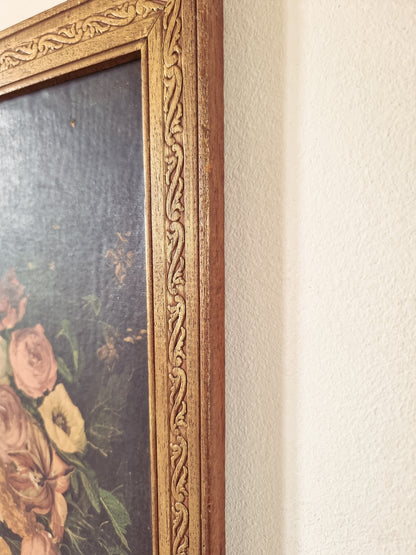 CHROMOLITHOGRAPHIE FLORALE