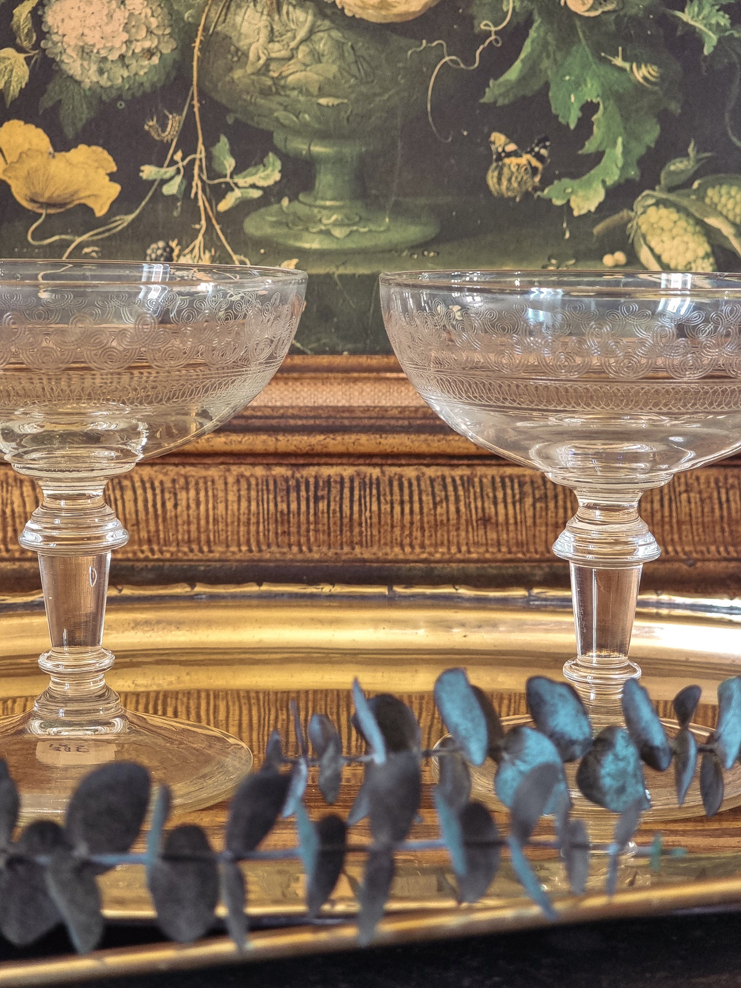 DUO DE COUPES À CHAMPAGNE