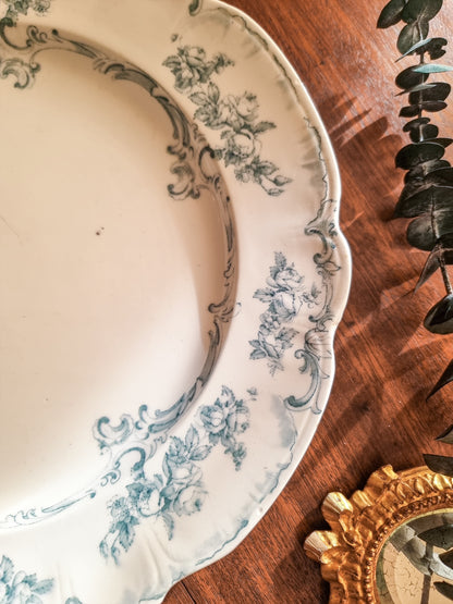 Plat rond en semi-porcelaine