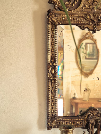 MIROIR AVEC BOUGEOIRS