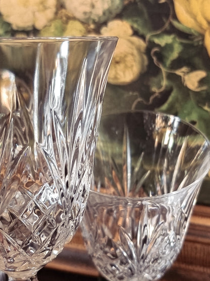 TRIO DE VERRES EN CRISTAL