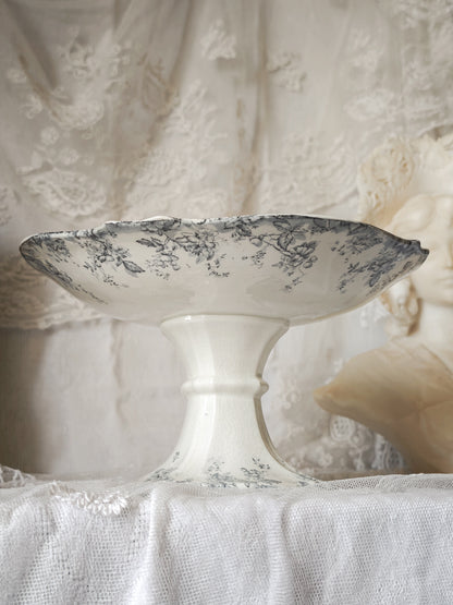 COMPOTIER EN SEMI-PORCELAINE