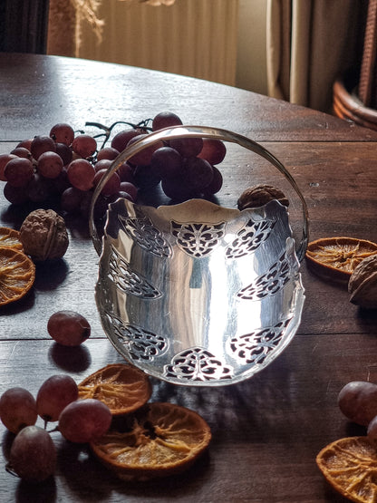 PANIÈRE PLAQUÉE ARGENT