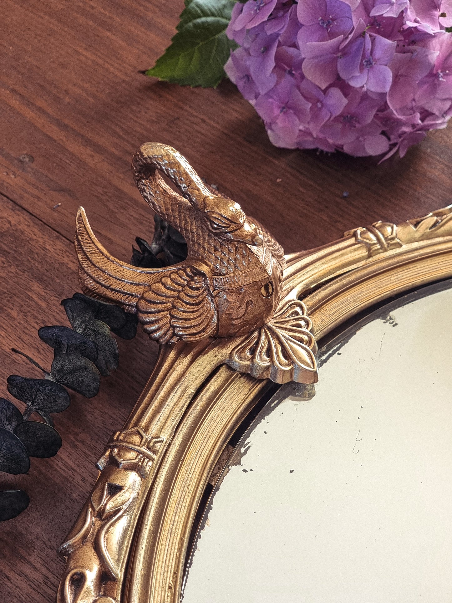 LE CYGNE - MIROIR OVALE