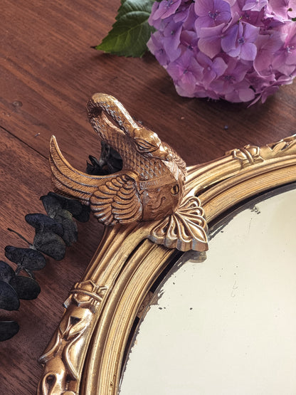LE CYGNE - MIROIR OVALE