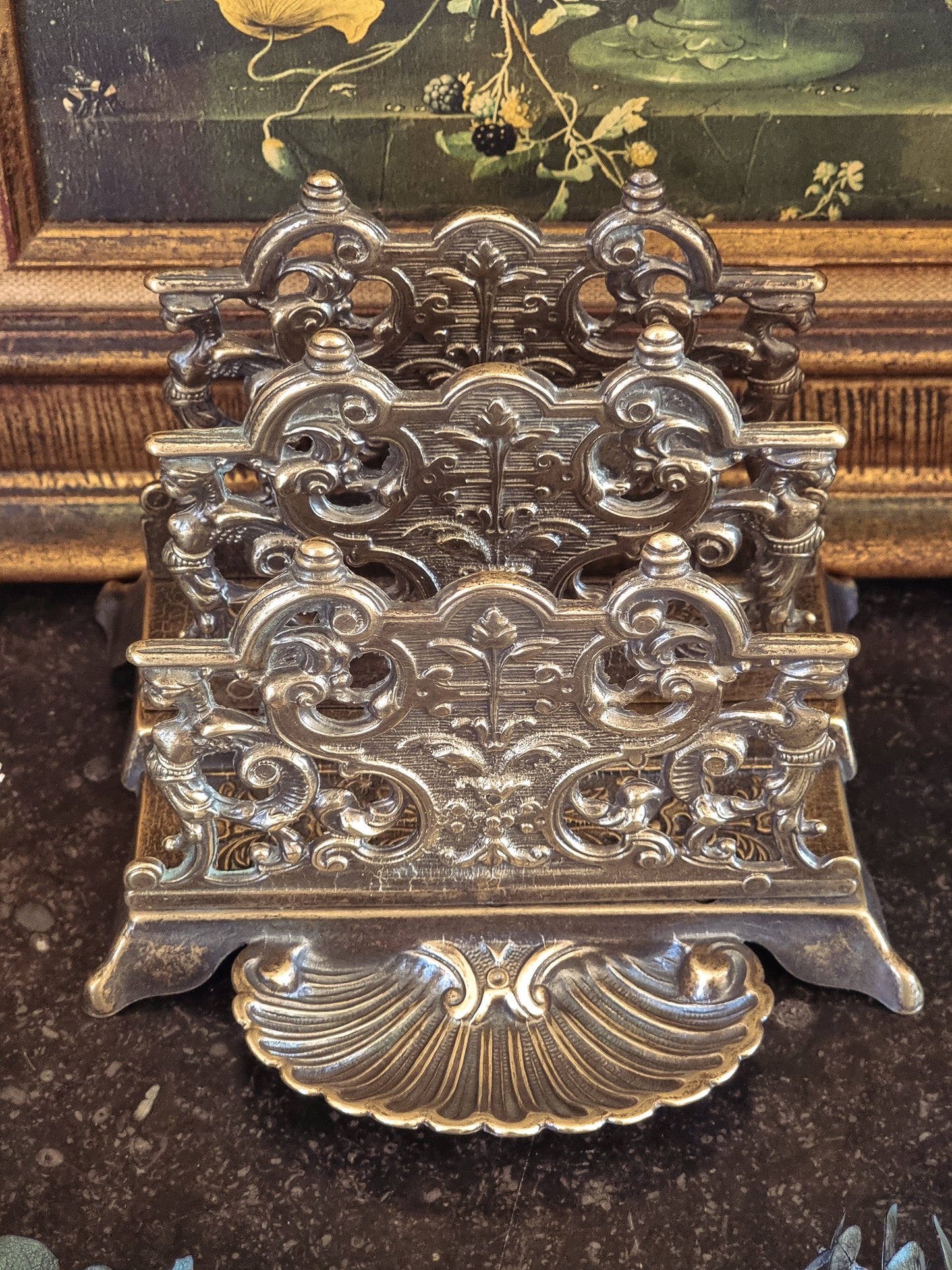 PORTE-LETTRES PATINÉ