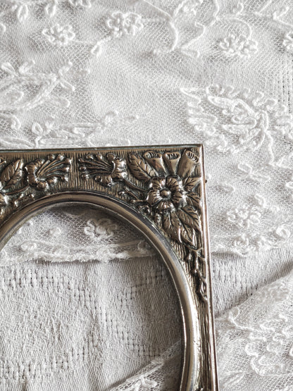 CADRE ART NOUVEAU ( Verre & fond inclus )