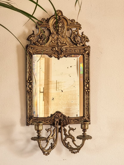 MIROIR AVEC BOUGEOIRS