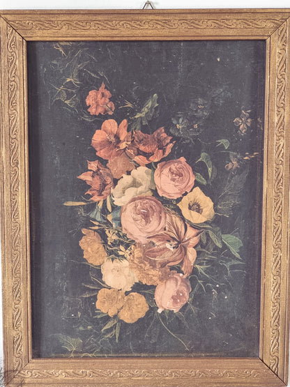 CHROMOLITHOGRAPHIE FLORALE