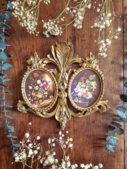 CADRE DOUBLE BAROQUE