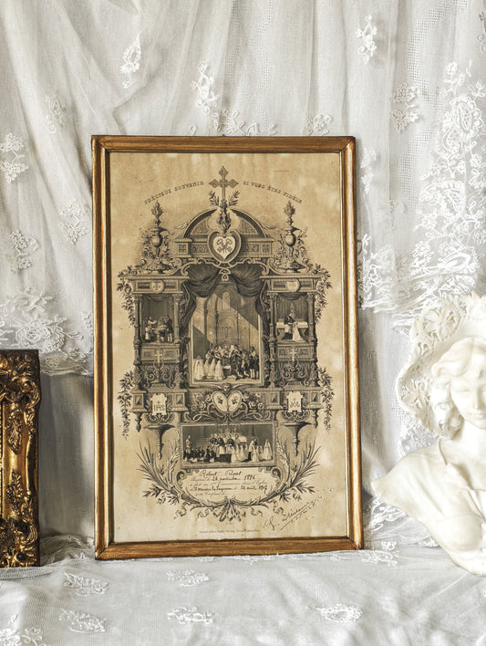 CERTIFICAT DE COMMUNION 1907