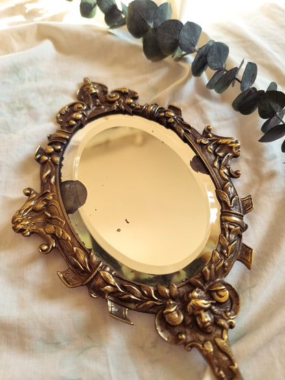 MIROIR À MAIN EN BRONZE
