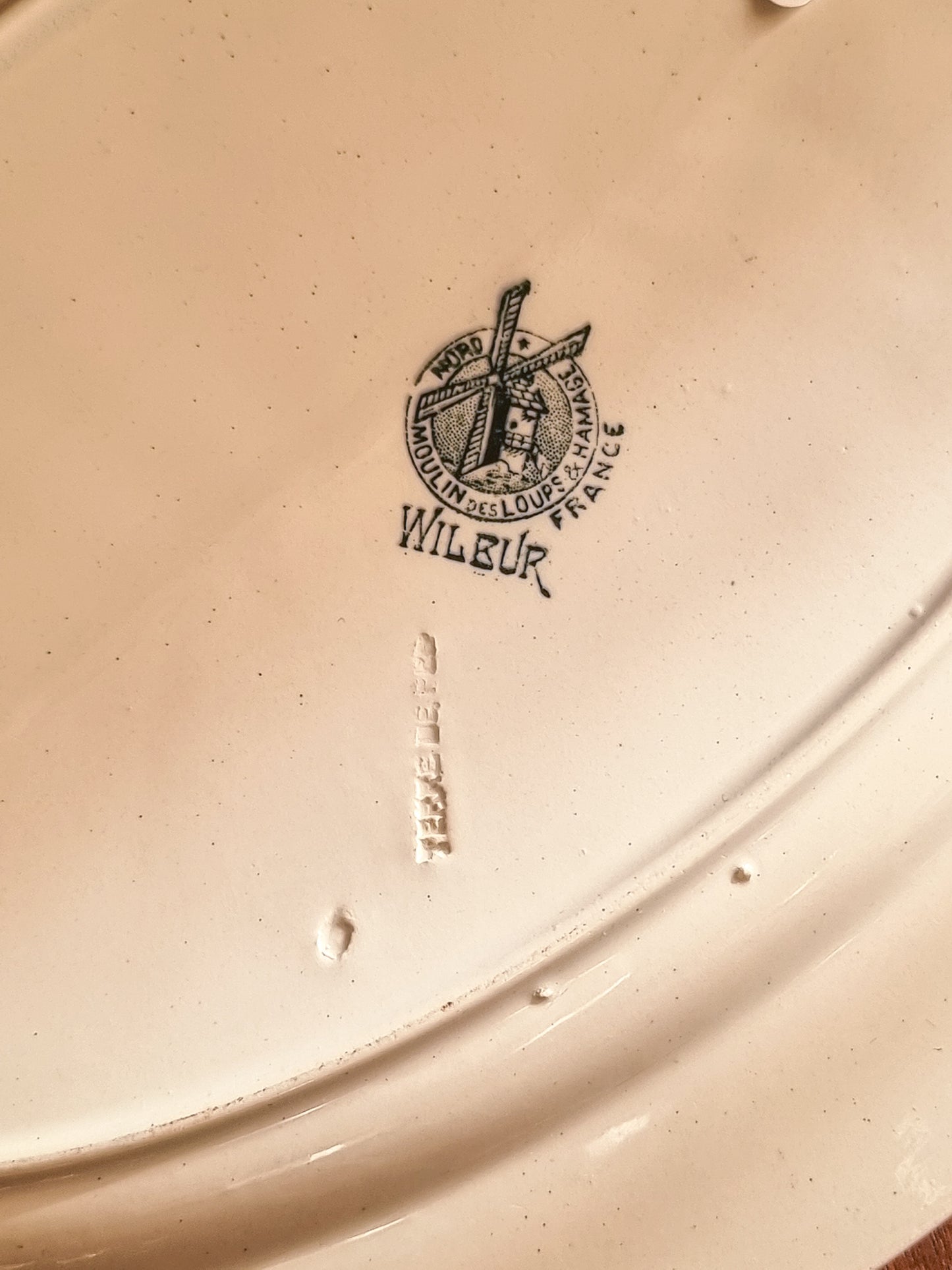 GRAND PLAT OVALE, TERRE DE FER