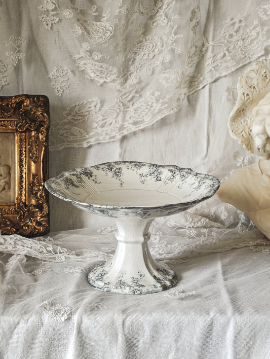 COMPOTIER EN SEMI-PORCELAINE