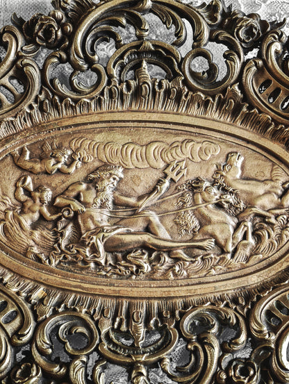 PLATEAU EN BRONZE "POSÉIDON"
