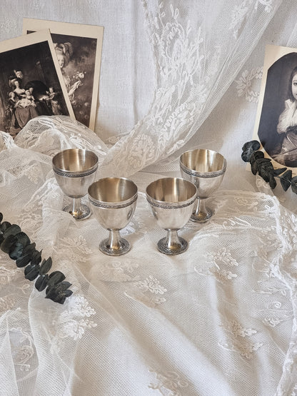 COQUETIERS EN MÉTAL ARGENTÉ