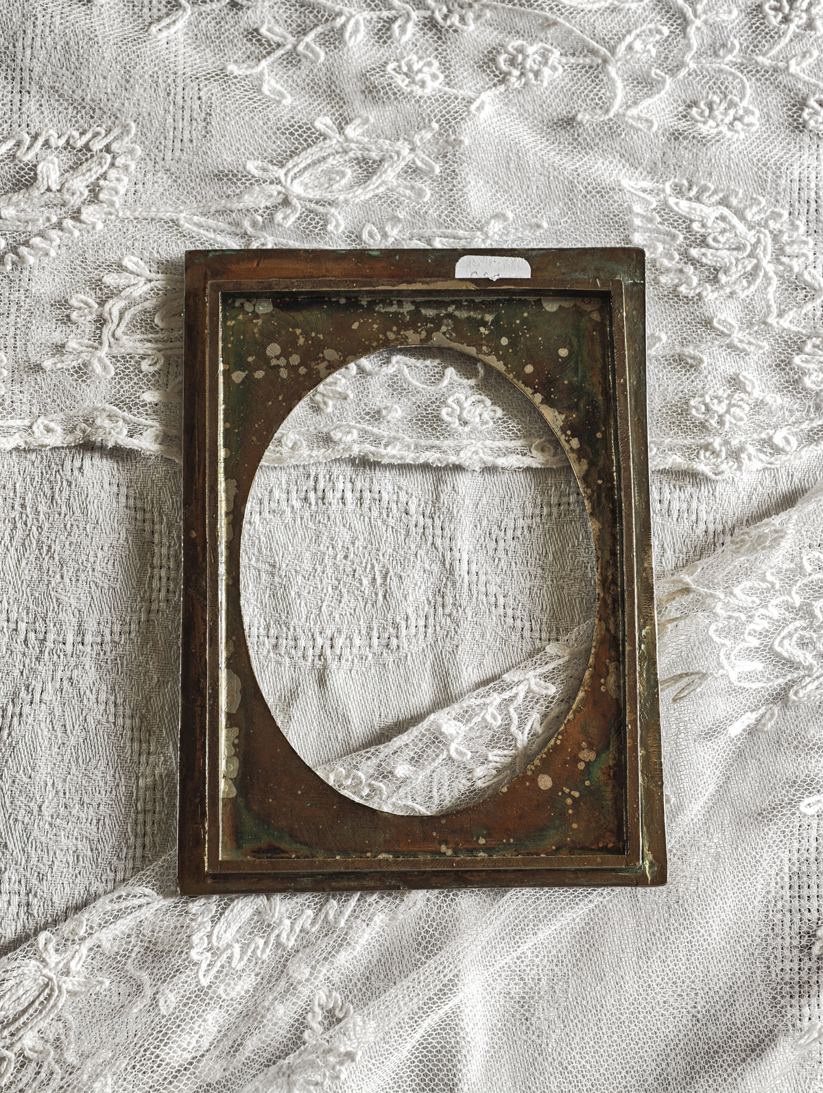 CADRE ART NOUVEAU ( Verre & fond inclus )
