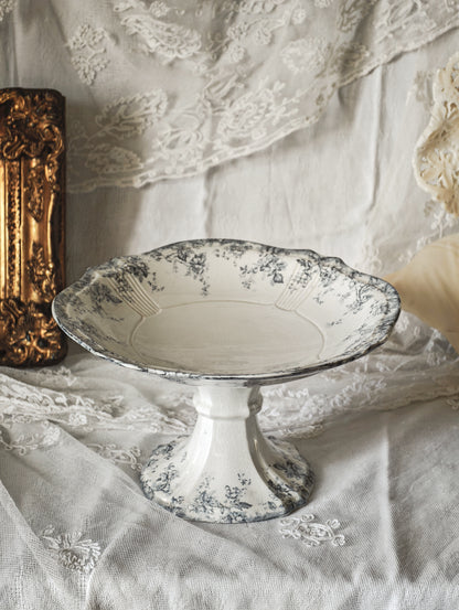 COMPOTIER EN SEMI-PORCELAINE
