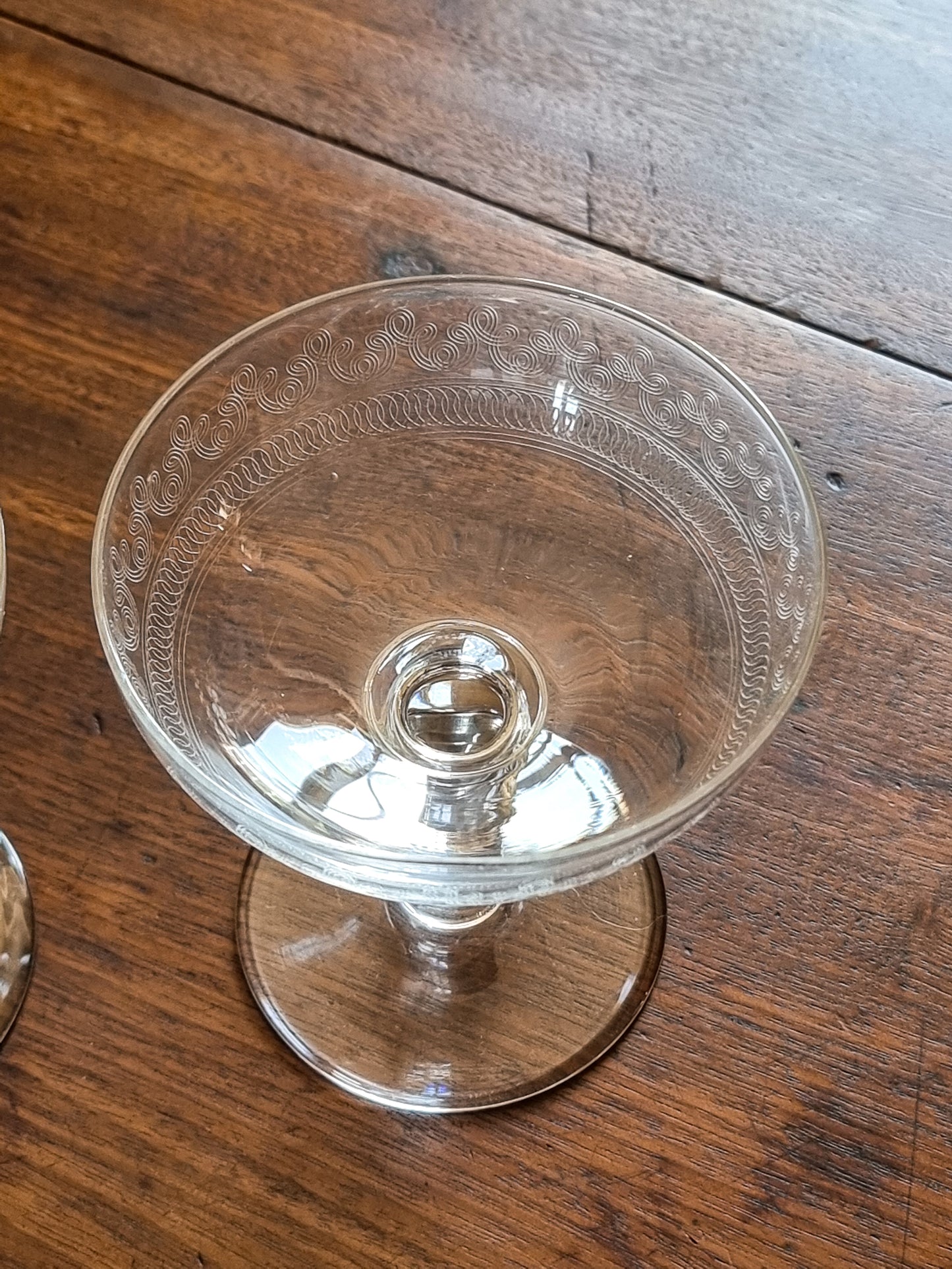 DUO DE COUPES À CHAMPAGNE