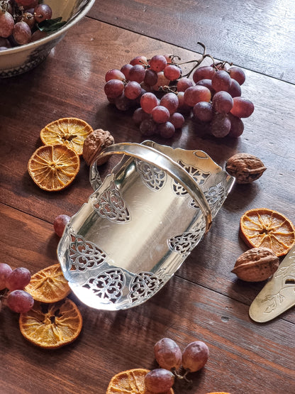 PANIÈRE PLAQUÉE ARGENT