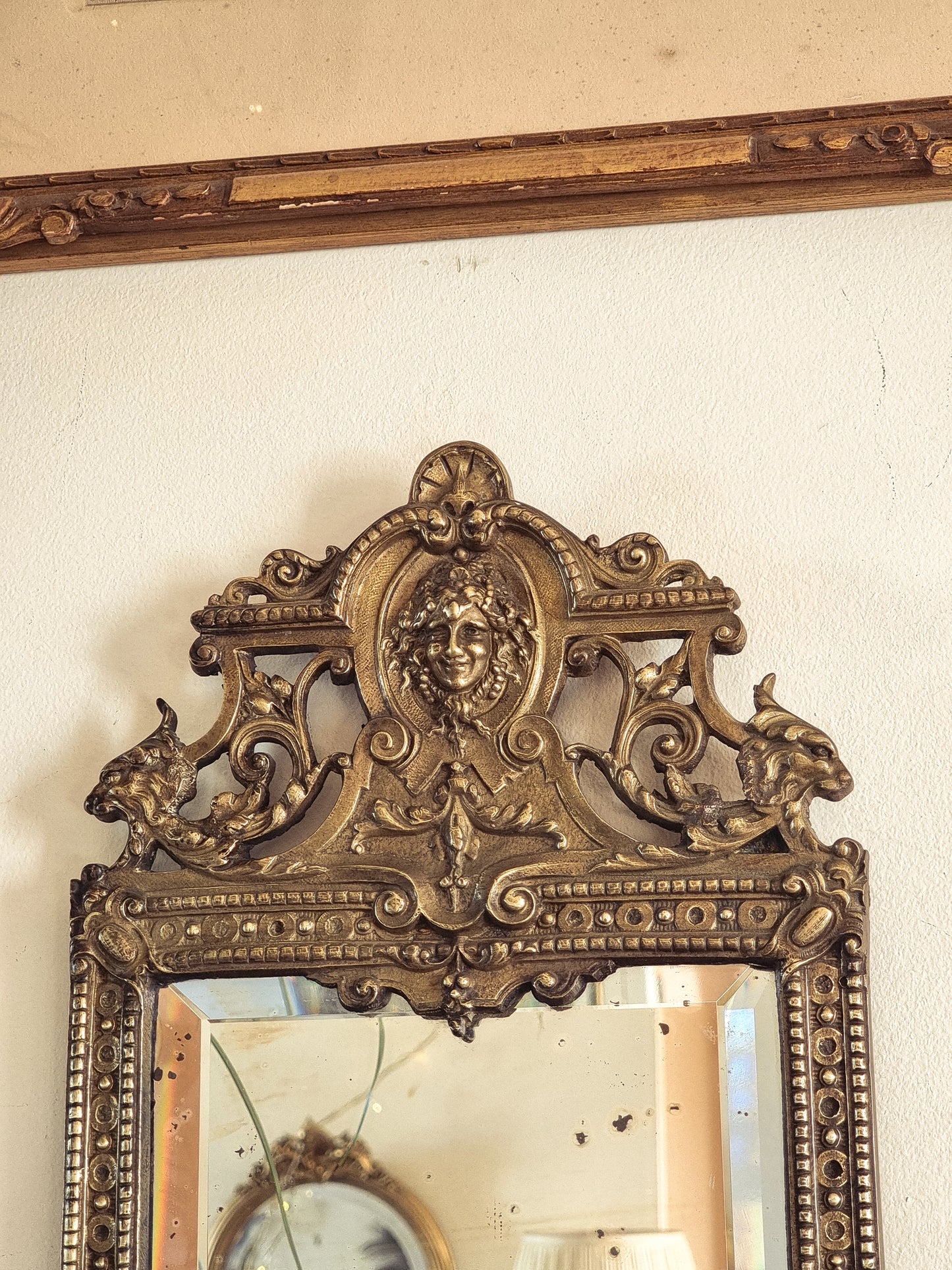 MIROIR AVEC BOUGEOIRS