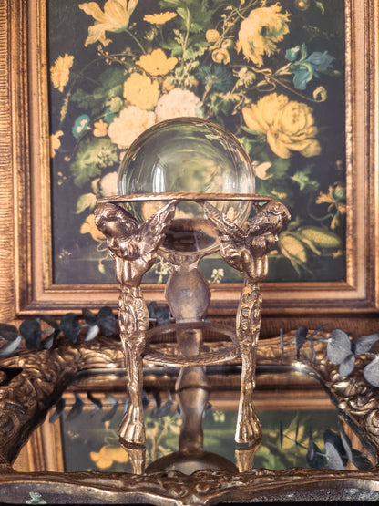 BOULE DE CRISTAL SUR SOCLE