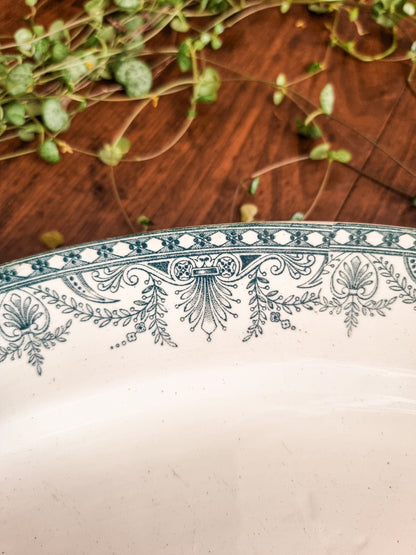 GRAND PLAT OVALE, TERRE DE FER