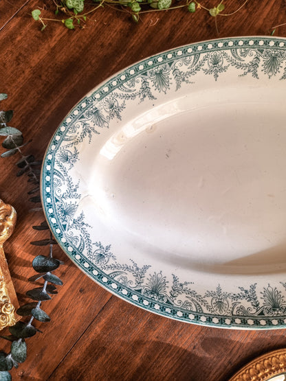 GRAND PLAT OVALE, TERRE DE FER