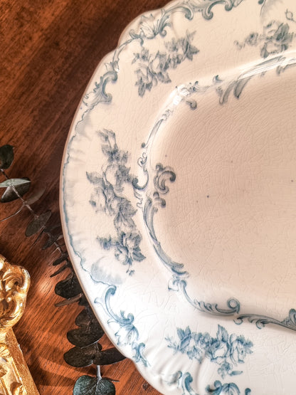 Plat rectangulaire en semi-porcelaine