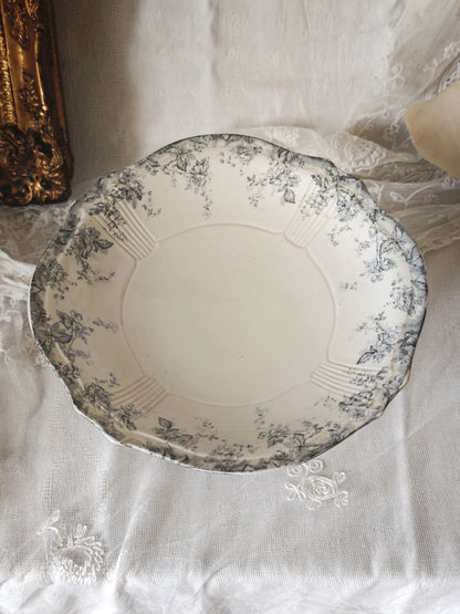 COMPOTIER EN SEMI-PORCELAINE