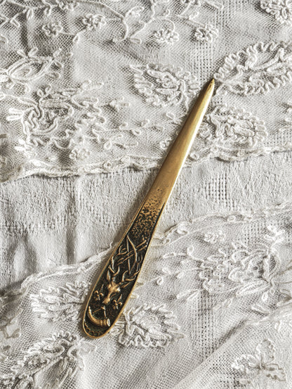 COUPE PAPIER EN BRONZE "MAX LE VERRIER"