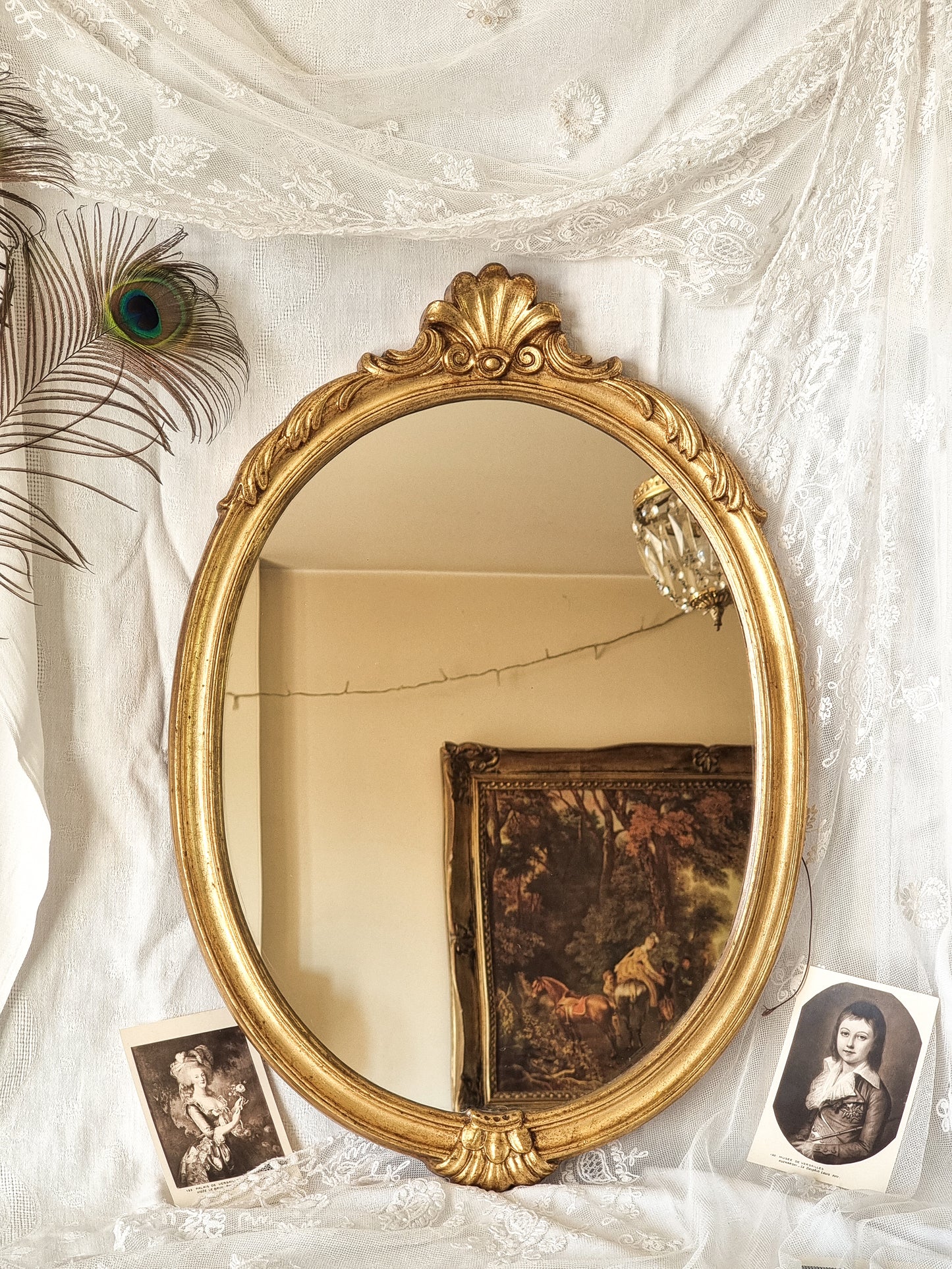 MADAME ÉLÉONORE - MIROIR DORÉ