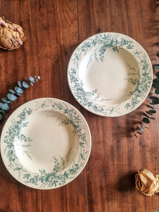 DUO D'ASSIETTES CREIL&MONTEREAU