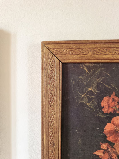 CHROMOLITHOGRAPHIE FLORALE