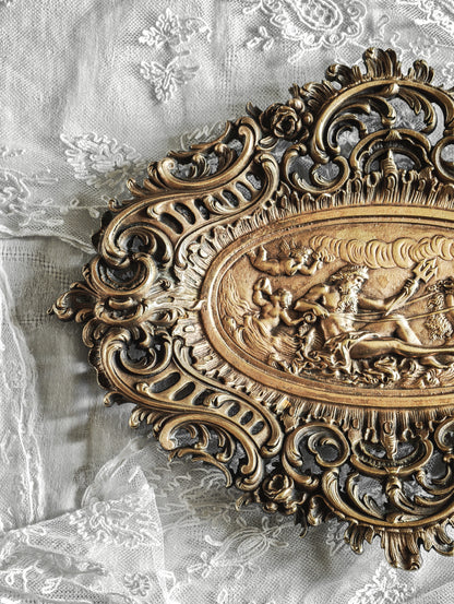 PLATEAU EN BRONZE "POSÉIDON"
