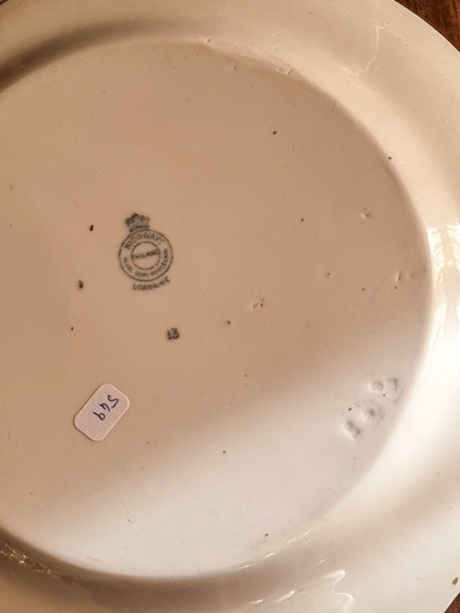 Plat rond en semi-porcelaine