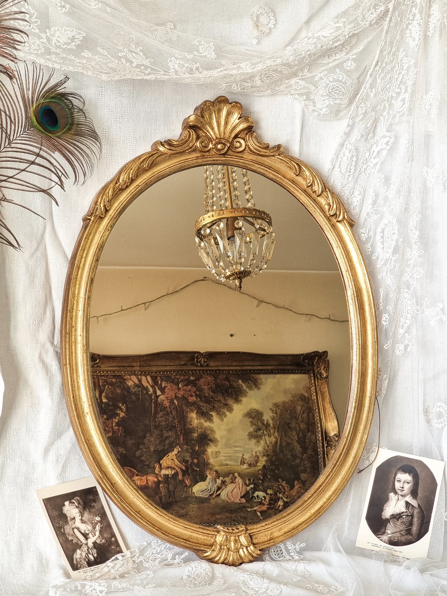 MADAME ÉLÉONORE - MIROIR DORÉ