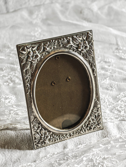 CADRE ART NOUVEAU ( Verre & fond inclus )